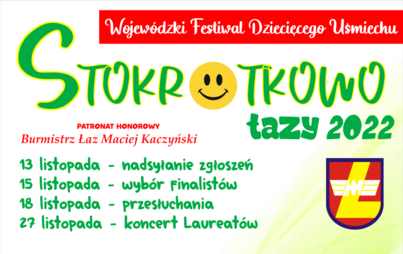 Zdjęcie do STOKROTKOWO - Wojew&oacute;dzki Festiwal Dziecięcego Uśmiechu - Łazy 2022