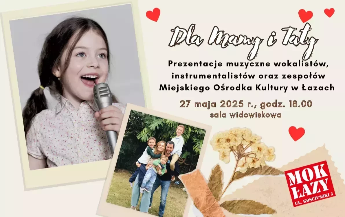 Plakat 'Dla mamy i taty'